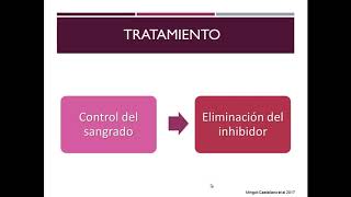 INHIBIDOR ADQUIRIDO DE FVIII [upl. by Kaylyn]