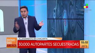 Operativo en Warnes 30000 autopartes secuestradas [upl. by Rocca551]