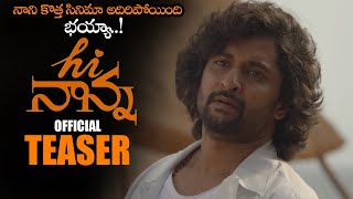 Nani Hi Nanna Movie Official Teaser  Nani  Mrunal Thakur  2023 Telugu Trailers  NS [upl. by Zara67]