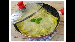 Lasagna con crema di zucchine cotta in padella [upl. by Gould]