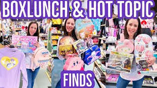 BOXLUNCH amp HOT TOPIC Finds  Store Tour Shopping Vlog  January 2023 [upl. by Dorthy73]