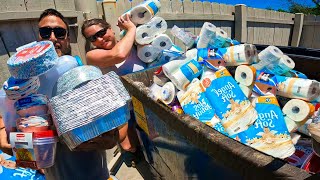 BEST DIVE EVER These Dumpsters Were LOADED With GOODIES [upl. by Corder]