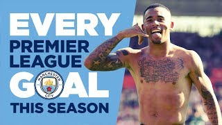 EVERY PREMIER LEAGUE GOAL  Man City  201718 Season [upl. by Dorcia]