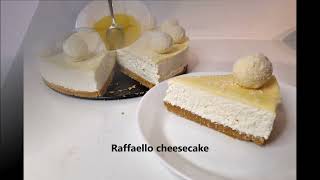 Raffaello cheesecake 🍰 bez pečenja lagan za napravita okus će vas oduševiti 🍰 [upl. by Akinej]