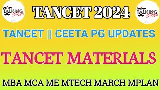 TANCET 2024  TANCET MATERIALS  MBA MCA ME MTECH STUDY MATERIALS  talkingtamila [upl. by Hamburger331]