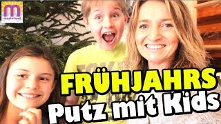 Frühjahrsputz mit Kids 👩 marieland Vlog 158 😘 [upl. by Nilorac]