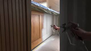 Painting cabinets with a Titan Elite 3000 sprayer [upl. by Hedgcock]