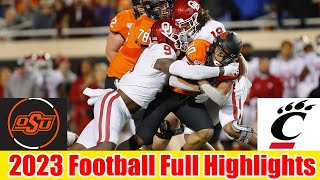 Oklahoma State vs Cincinnati Bearcats FULL GAME HIGHLIGHTS HD  NCAAF Week 9  College Football 2023 [upl. by Anegroeg90]