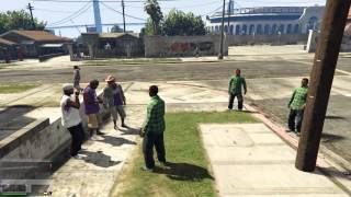 GTA 5 Grove Street Families Bodyguards Mod [upl. by Athelstan]