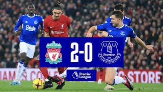 LIVERPOOL 20 EVERTON  Premier League highlights [upl. by Caritta]