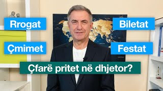 Dhjetor 2023 Rritje rrogash ulje e disa çmimeve kriza politike festat dhe biletat  Bahri Cani [upl. by Nevi]