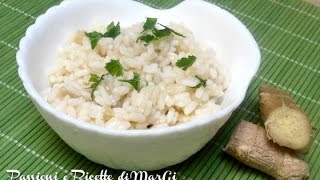 Video ricetta risotto allo zenzero [upl. by Maisie914]