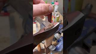 Axe Wedge Wizardry  Crosswedge stumptownaxes handmade satisfying woodworking [upl. by Stamata]