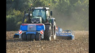 Entreprise canivez au semis des froments avec un Fendt 942vario et son combiné de semis Lemken [upl. by Theresa]