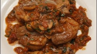 Beef Medallions with Mushrooms amp Red Wine Recipe  How to cook great beef steak in sauce [upl. by Hankins]