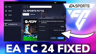 Fix EA FC 24 not OpeningLaunching Error in Windows [upl. by Sackman]