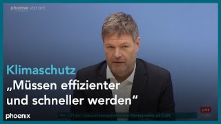 „Eröffnungsbilanz Klimaschutz“ mit Klimaschutzminister Robert Habeck Grüne [upl. by Nylodnewg]