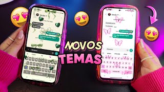 NOVOS TEMAS DE TECLADO PARA SEU SAMSUNG 🔥 [upl. by Atlee344]