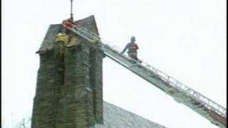 Church Steeple Damaged By Tornado [upl. by Bollay491]