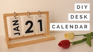 DIY  Desk Calendar [upl. by Neuberger]