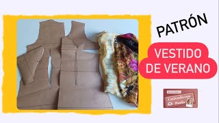 🔴VESTIDO DE VERANO 13 PATRÓN  Tutorial paso a paso [upl. by Kerrill198]