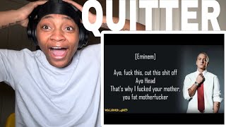 Eminem  Quitter Everlast Diss ft D12 REACTION  Neewer Mic Review [upl. by Aihsemot426]