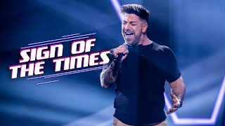 Olivier  Sign Of The Times  The Blind Auditions  The Voice van Vlaanderen  VTM [upl. by Anohr]