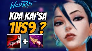 WILD RIFT ADC  RANK 1 KAISA IS DOMINATING THE RIFT IN HIGH MS [upl. by Renny]