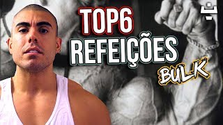 Top 6 refeições para ganho de massa muscular [upl. by Aron]