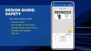 How to Use Safety Design Guide  Brady Express Labels App [upl. by Molini852]