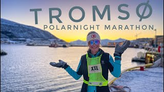 Tromsø  PolarNight Marathon and Husky Dog Sledding [upl. by Creigh]