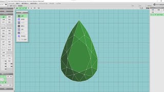 Metasequoia 4 メタセコイア４ 「ペアシェイプの宝石」を作ってみる [upl. by Rosenberg709]