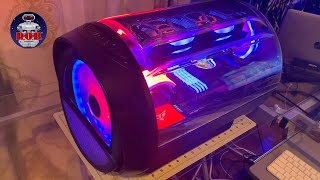 Cylindrical PC build with the Vetroo K2 case [upl. by Naeerb]