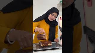 Opera cake in making [upl. by Jehias715]