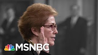 New Details Emerge After Marathon Impeachment Testimony  The 11th Hour  MSNBC [upl. by Arawaj]