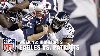 Eagles vs Patriots  Week 13 Highlights  NFL [upl. by Vittoria]