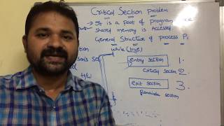 Critical Section Problem in operating system  Process Synchronization [upl. by Mharg]