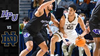 High Point vs Notre Dame Mens Basketball Highlights 202122 [upl. by Bealle]