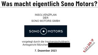 Was macht eigentlich SONO MOTORS meinung [upl. by Janiuszck]