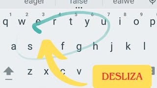 Como ativar digitação deslizando no teclado do celular Samsung Galaxy Deslizar para digitar [upl. by Magdalen]