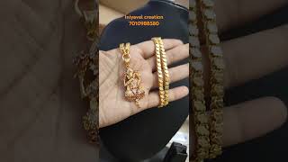 Gold look lakshmi dollar chain7010988580 imitationjewelleryatverylowprice [upl. by Atrebor]