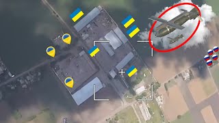 Russian SU34 Vs Ukrainian Hideout and Tanks [upl. by Ataeb]