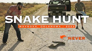 RATTLESNAKE Hunt 2022 – Waynoka Oklahoma Den of Death and a Snake WHERE [upl. by Otiragram865]