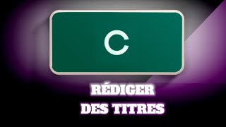 COMMENT RÉDIGER DES TITRES ACCROCHEURS AVEC copyai [upl. by Devland201]