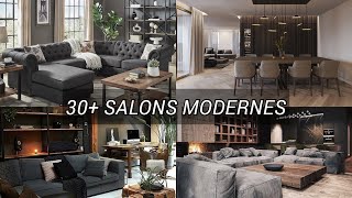 30 idées de salons modernes 2021  salon de luxe et tendance [upl. by Eceerehs]