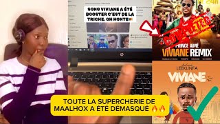 🚨🚨TOUTE LA SUPERCHERIE DE MAALHOX POUR AVOIR DES VUES SUR LE CLIP VIVIANE [upl. by Sapers]