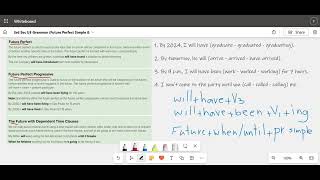 قاعدة Future Perfect Simple amp Prog  Future with Dependent Time Clauses كتاب 31 الوحدة 3 ص 36 [upl. by Ahsatam]