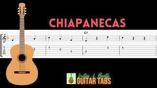 Chiapanecas GUITAR TAB [upl. by Merla762]