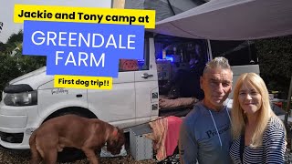 Our overnight stay at Greendale Farm Rutland in our campervan Including new dog [upl. by Baerl]