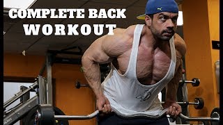 COMPLETE BACK WORKOUT FOR MASS with MUSCLEMANIA PRO ATHLETE [upl. by Letsirk338]